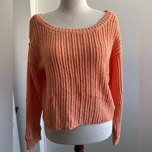 American Eagle Orange Knit Sweater size Medium . NWT. 🤎🧡